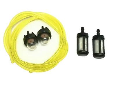 Strimmer Chainsaw Fuel Pipe Filter & Primer Bulb Kit 3mm I/d 5mm O/d X 500mm • £5.98