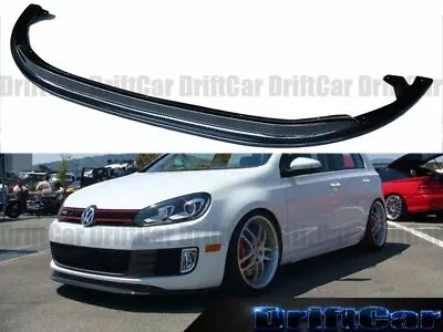 E Style Carbon Fiber Front Bumper Lip For 2008-2014 Vw Volkswagen Gti Mk6 Vi Cf • $478.88