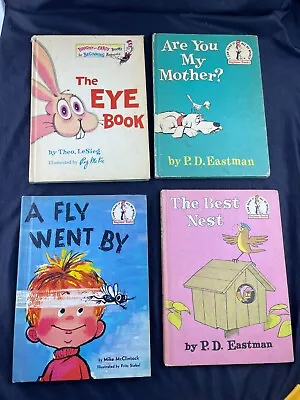 Vintage Beginner Book Lot EYE Book The Best Nest A Fly Went By Are You My Mother • $24.97