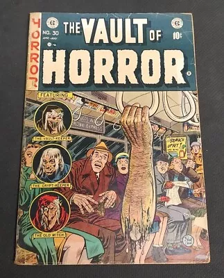 Vault Of Horror #30 Pre-Code Classic Dismemberment Cover 1953 GOOD  • $410