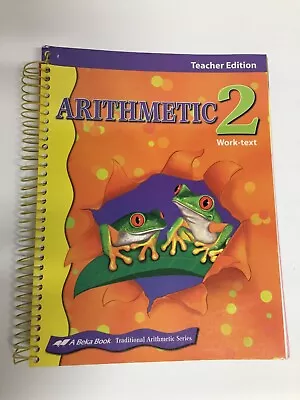 A Beka Traditional Arithmetic Series Math 2nd Gr. Work Text Teacher Edition 1994 • $3.98