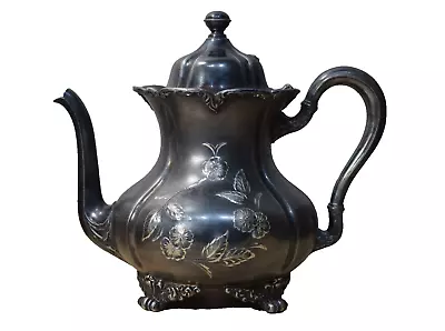 Forbes Silver Company Teapot 226 Vintage Quadruple Plate • $29.95