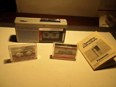 £20.29 • Buy Panasonic RN-111 Microcassette Recorder Voice Activated Handheld Tape WORKS