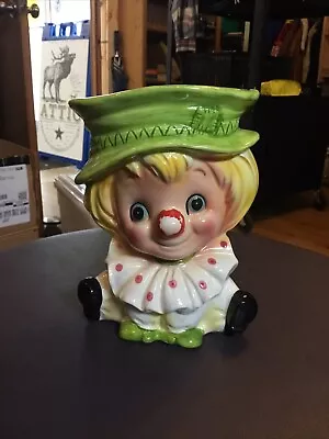 Vintage Relpo  Clown Ceramic Planter 6428 • $24.50