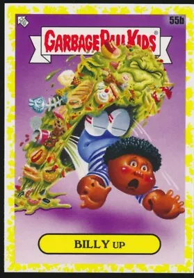 55B BILLY UP 2021 GPK Garbage Pail Kids Food Fight YELLOW MUSTARD • $4.99