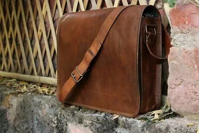 Leather Shoulder Bag Laptop Bag Shoulder Bag Handbag Messenger Bag • $94.83