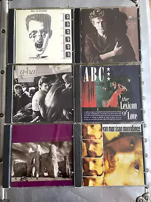 Lot Of 6 CD - West German Target Japan Sanyo ☆ U2 Van Morrison A-ha ABC Henley • $41.98