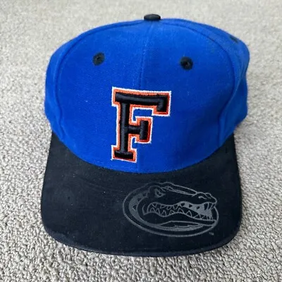 Florida Gators Hat Strapback Cap Top Of The World Blue Black Nubuck Football VTG • $20.99