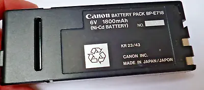 £17.99 • Buy Canon Battery Pack BP-E718 6V 2200mAh Ni CD Film Camera Japan Original