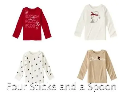 $13.99 • Buy New Gymboree Girl's Penguin Chalet Winter Snowflake Long Sleeve Tops Shirts