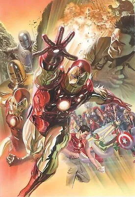 Iron Man 75 Years Alex Ross 2014 Marvel Poster 24x36 Inches • $9.95