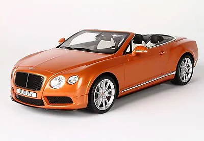 BBR P1887A 1/18 Bentley Continental GT V8 S Convertible Sunrise Orange 2014 • $1025.24