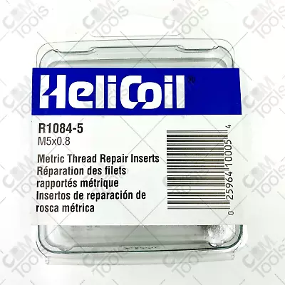 HeliCoil R1084-5 M5x0.8 Metric Thread Repair Inserts 12pk • $9.47