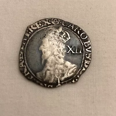 £115 • Buy King Charles I Silver Hammered Shilling Coin 1st