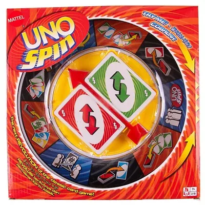 MJ Vision Uno Spin Card Fun Game For Family 2-10 Players Spin Family Card Game • £17.99