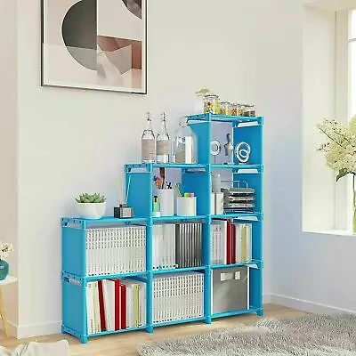 Bookshelf 9-Cubes Book Shelf Office Storage Shelf Storage Cabinet Shelving Unit# • $31.99