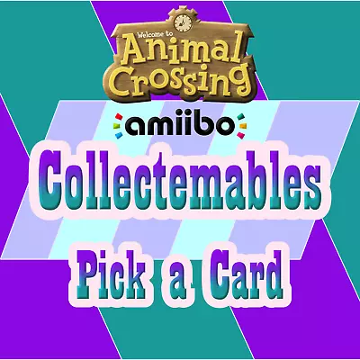 $3 • Buy Genuine Nintendo Animal Crossing Amiibo Cards Series 1 2 3 4