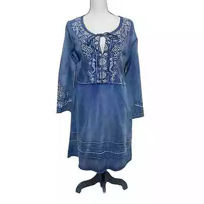 Monoreno Peasant Dress Women's Size Medium Boho Casual  • $18