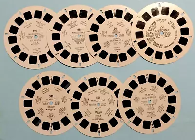 View Master Single Reels Of CALIFORNIA  & Mexico            #M42 • $12.99