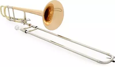 Bach LT42BO Stradivarius Professional Trombone - F Attachment - Gold Brass Bell • $4299