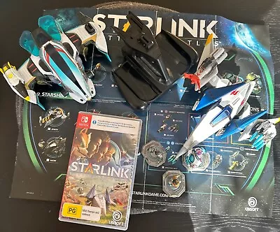 Nintendo Switch Starlink Battle For Atlas Game With Arwing & Neptune & Pilots • $35