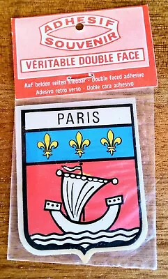 PARIS Original Vintage Souvenir Vinyl Sticker • $2.95