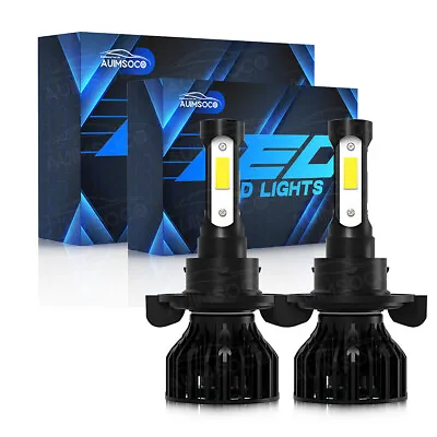 For Ford Mustang 2005-2012 - 2pc H13 9008 6000K LED Headlight Bulb High/Low Beam • $29.99