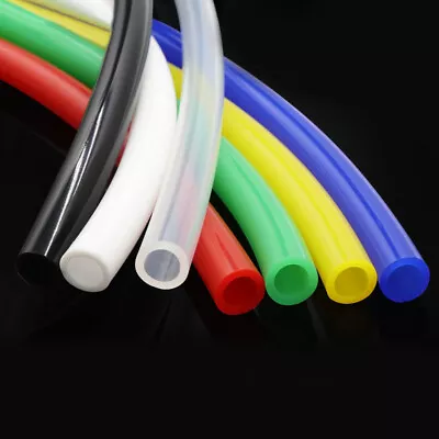 Food Grade Silicone Tube Flexible Rubber Pipe Beer Milk Water Soft Hose 1mm-25mm • $2.42