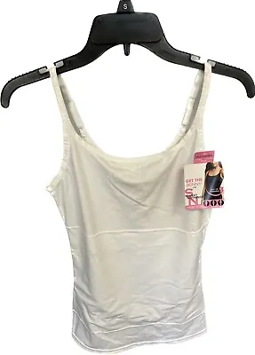 Maidenform Sweet Nothings Slimming Firm Control Tank Size XL White B177 • $14.95