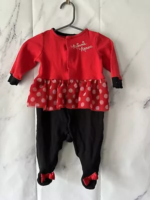 Disney Baby Minnie Mouse Tutu One Piece Outfit Girls 6m • $6.99