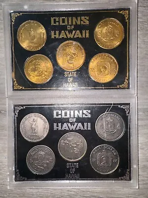 Coins Of Hawaii Token Silver & Gold Dollar Set In Original Frame • $140