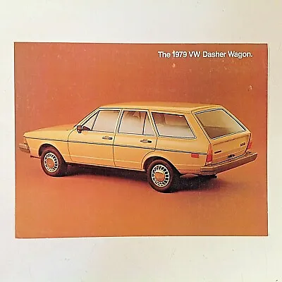 $19.99 • Buy Vintage 1979 VW Dasher Wagon Color Informational Sale Flier Volkswagen Dealer 79