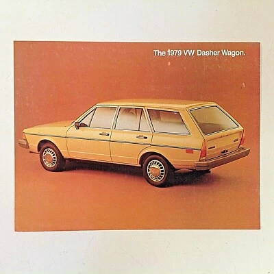 Vintage 1979 VW Dasher Wagon Color Informational Sale Flier Volkswagen Dealer 79 • $19.99