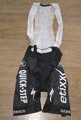 2015 2016 Etixx–Quick-Step Cycling Team Bib Shorts Vermarc Size M/L • $42.61