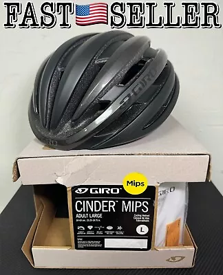 Giro Cinder MIPS Cycling Helmet Matte Black Charcoal Large Bike Helmet - NEW! • $94.86