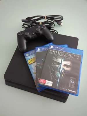 $279 • Buy Sony Playstation 4 PS4 Slim 500GB Console, Controller, Games - Same Day Dispatch
