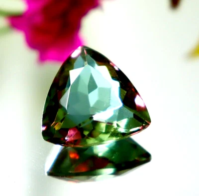 $27.30 • Buy 8-10 Ct Color Changing Natural Alexandrite Certified Loose Gemstone Trillion Cut