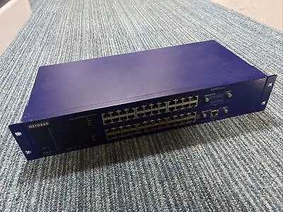 Netgear FS750 48-Port 10/100 Fast Ethernet Switch With Gigabit Module • £0.99