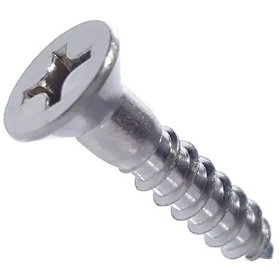 #12 Wood Screws Phillips Flat Head Stainless Steel 316 Marine Grade All Lengths • $520