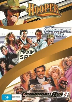 Burt Reynolds 3-Movie Collection (Hooper / The Cannonball Run / Cannonball Run I • $18.60