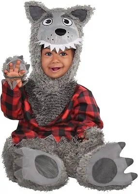 Baby Costume Wolf Kids Animal Dress Up For Boy Girl Kid Toddler Play And Gift • £9.99