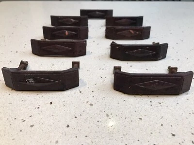 £60 • Buy VINTAGE / ANTIQUE / RETRO BAKELITE BROWN   DOOR DRAWERS HANDLES 1930’s Original