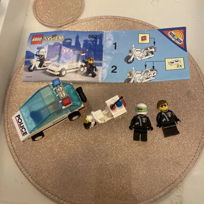 £1.99 • Buy Vintage Lego System 6625 Police Speed Trackers- Incomomete & Instructions