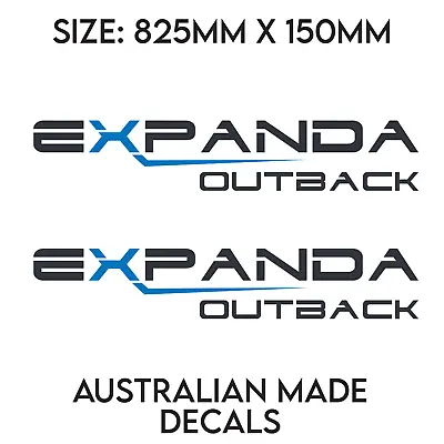 Jayco Expanda Outback Caravan Camper Vinyl Decals Stickers X 2. Premium Vinyl. • $99.99