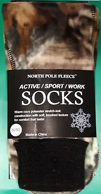 Fence Row CAMO Fleece Socks Unisex  • $6.99
