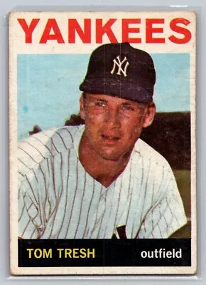1964 Topps Baseball #395 Tom Tresh - Poor - New York Yankees • $4
