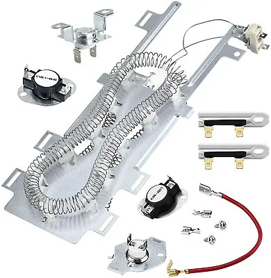 8544771 Dryer Heating Element 279816 Thermostat Kit 279973 3392519 Thermal Fuse • $27.35