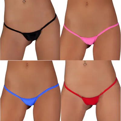 5 Pack Womens Mini G String Micro Thong Sexy Underwear Erotic Knickers Panties • £6.99