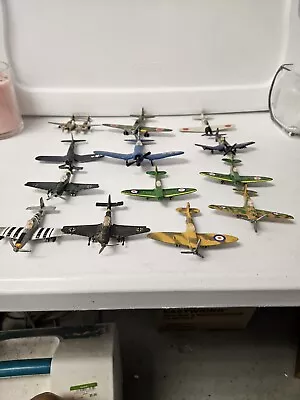 Vintage Collectible Diecast Metal Miniature Airplanes Aircraft Lot Of 13 • $20