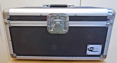 7  Singles Vinyl Record Aluminium DJ Flight Black 200 45's DJ Case No Partition • £45.29